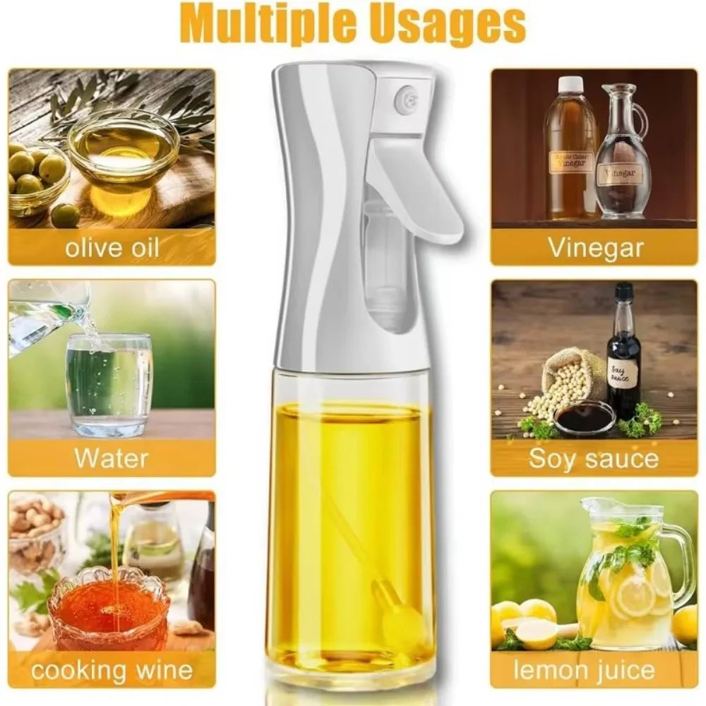 Reusable food grade olive oil mist spray bottle for cooking and air fryer use