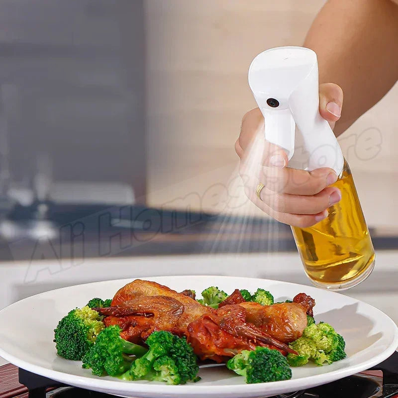 Reusable food grade olive oil mist spray bottle for cooking and air fryer use