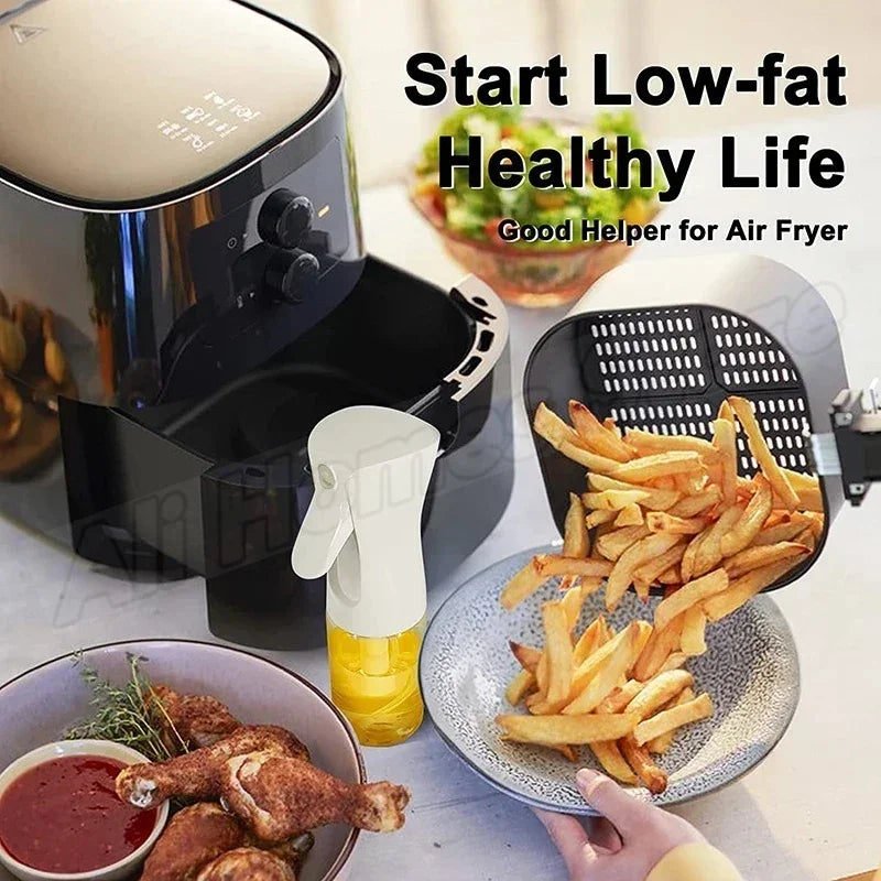 Oil Spray Bottle for Cooking | Reusable Olive Oil Mist Sprayer & Vinegar Dispenser | Food Grade Kitchen Accessory