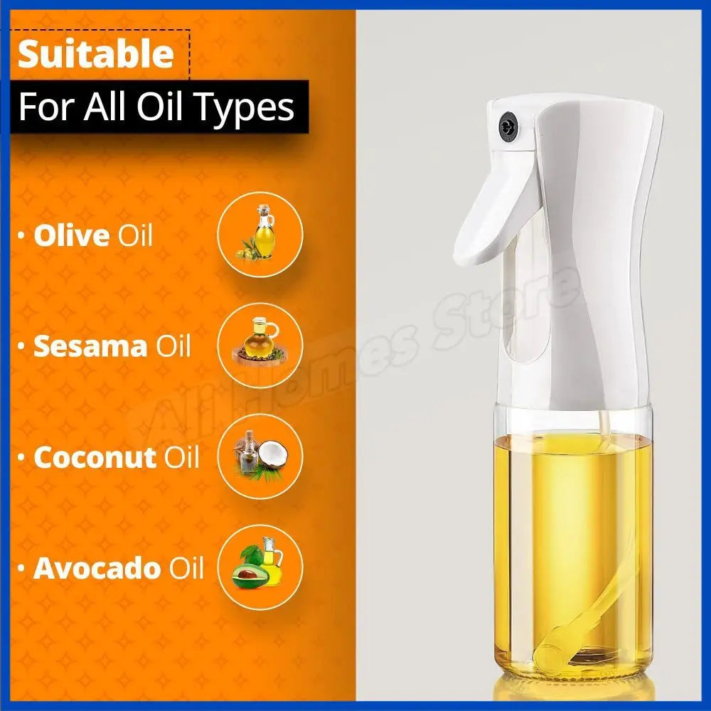 Reusable food grade olive oil mist spray bottle for cooking and air fryer use