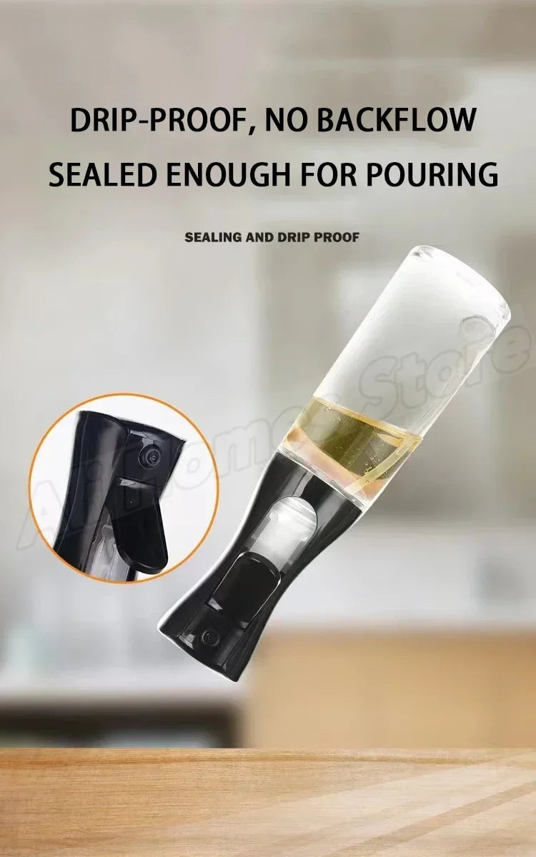 Oil Spray Bottle for Cooking | Reusable Olive Oil Mist Sprayer & Vinegar Dispenser | Food Grade Kitchen Accessory