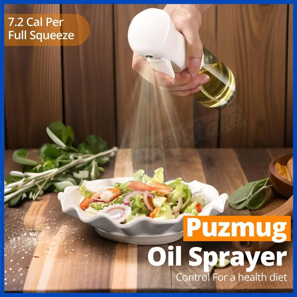 Reusable food grade olive oil mist spray bottle for cooking and air fryer use