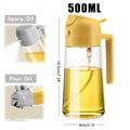 Reusable food grade olive oil mist spray bottle for cooking and air fryer use