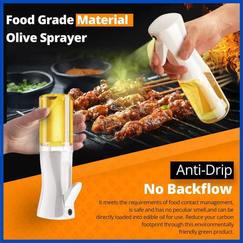 Reusable food grade olive oil mist spray bottle for cooking and air fryer use